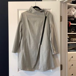 Grey crossbody jacket size S brand new